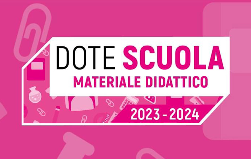 Dote scuola 2023/2024 – Materiale didattico